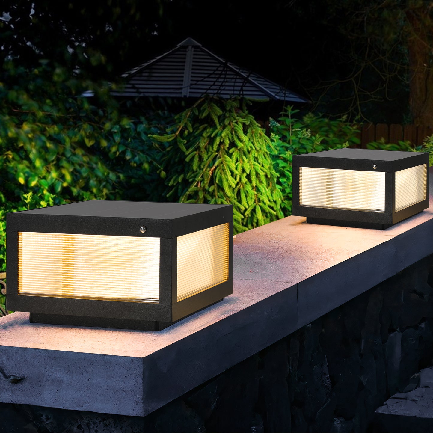 Solar Wall Lamp With Dimmable LED Aluminium