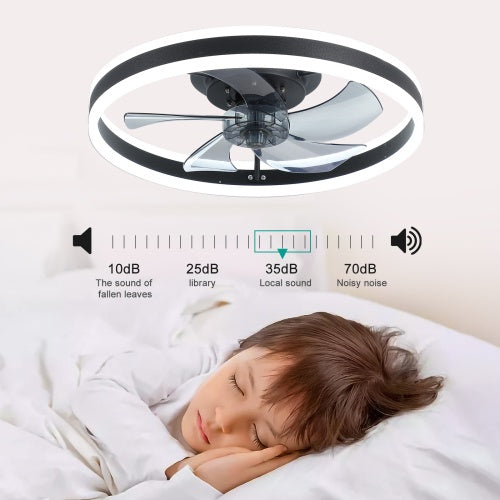 Ceiling Fan With Lighted Dimmable LEDs