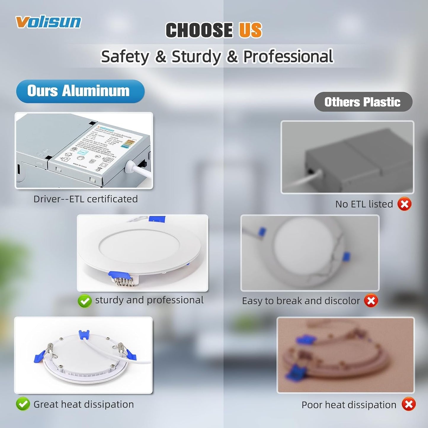 24 Pack 6 Inch Recessed Lighting, 5CCT LED Recessed Light with