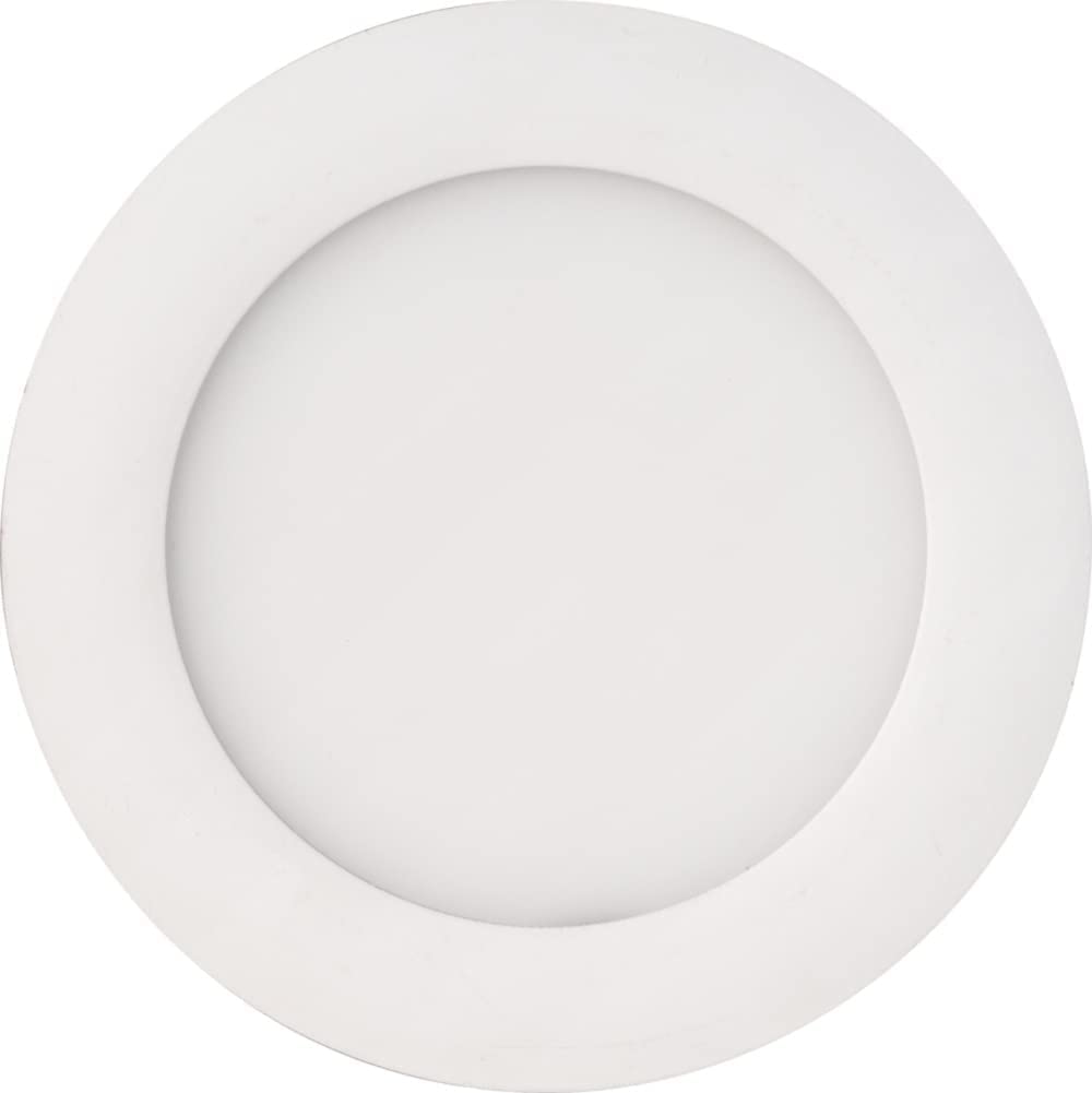 Lithonia Lighting WF4 LED 27K30K35K 90CRI MB M6 Recessed Wafer Downlight with Ultra Thin Round Trim, Color Temperature Selectable, 2700K | 3000K | 3500K, 4-Inch, Matte Black