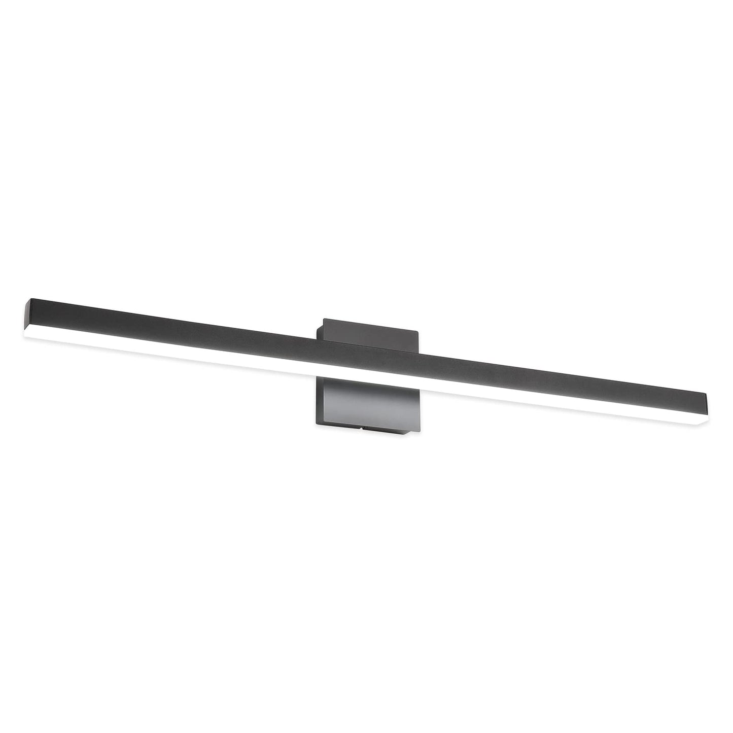 Joossnwell Black Bathroom Vanity Light Fixtures Dimmable 5CCT LED Bathroom Lighting Bar 15.75 Inch Modern Bath Lights Fixture Over Mirror 12W