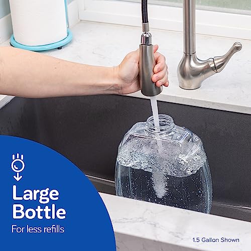 Petmate Pet Cafe Cat and Dog Water Dispenser - Water Bowl for Cats and Dogs, USA Made, .25 GAL, Pearl Ash Blue