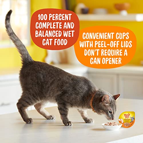 Meow Mix Seafood Selects Wet Cat Food Variety Pack, 2.75 Ounce Cups (Pack of 24)