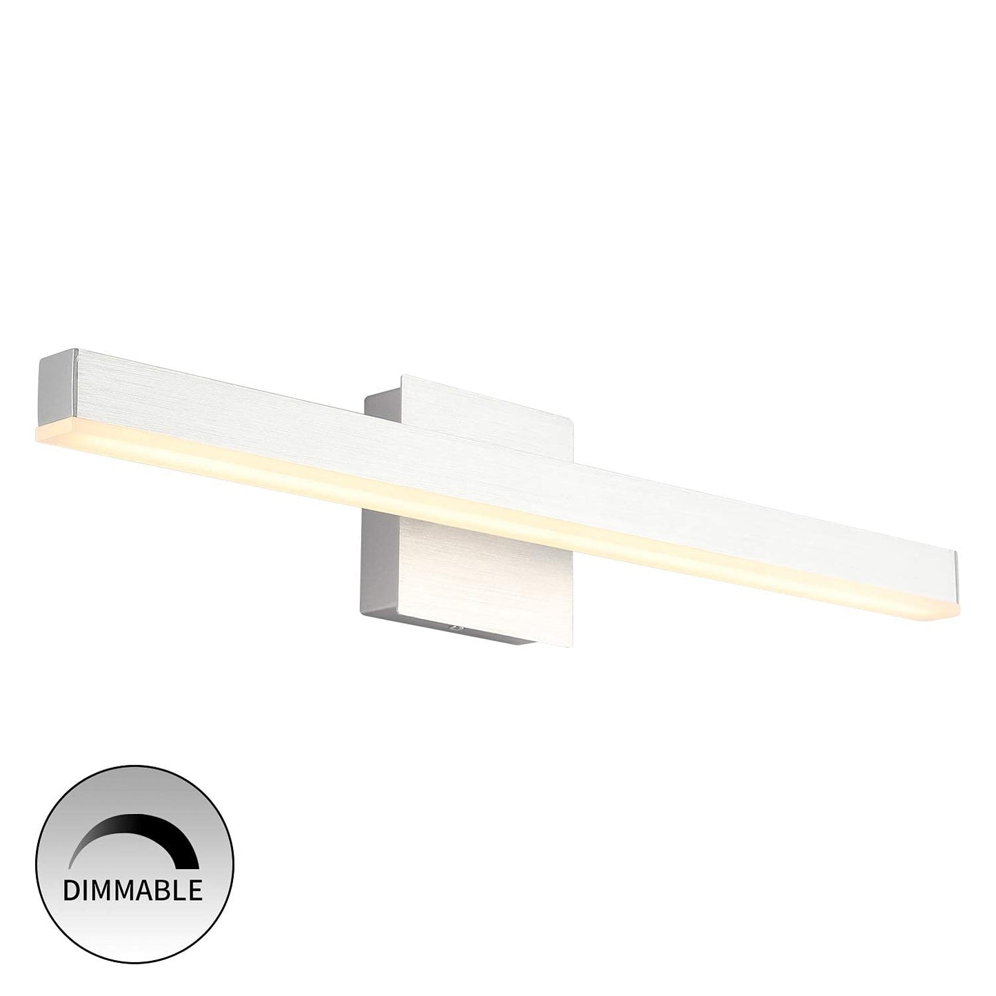 Joossnwell Black Bathroom Vanity Light Fixtures Dimmable 5CCT LED Bathroom Lighting Bar 15.75 Inch Modern Bath Lights Fixture Over Mirror 12W