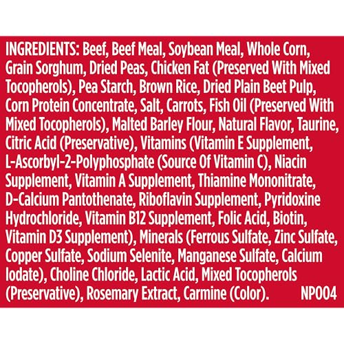 Nutrish Real Beef, Pea & Brown Rice Recipe Whole Health Blend Dry Dog Food, 40 lb. Bag, Packaging May Vary (Rachael Ray)