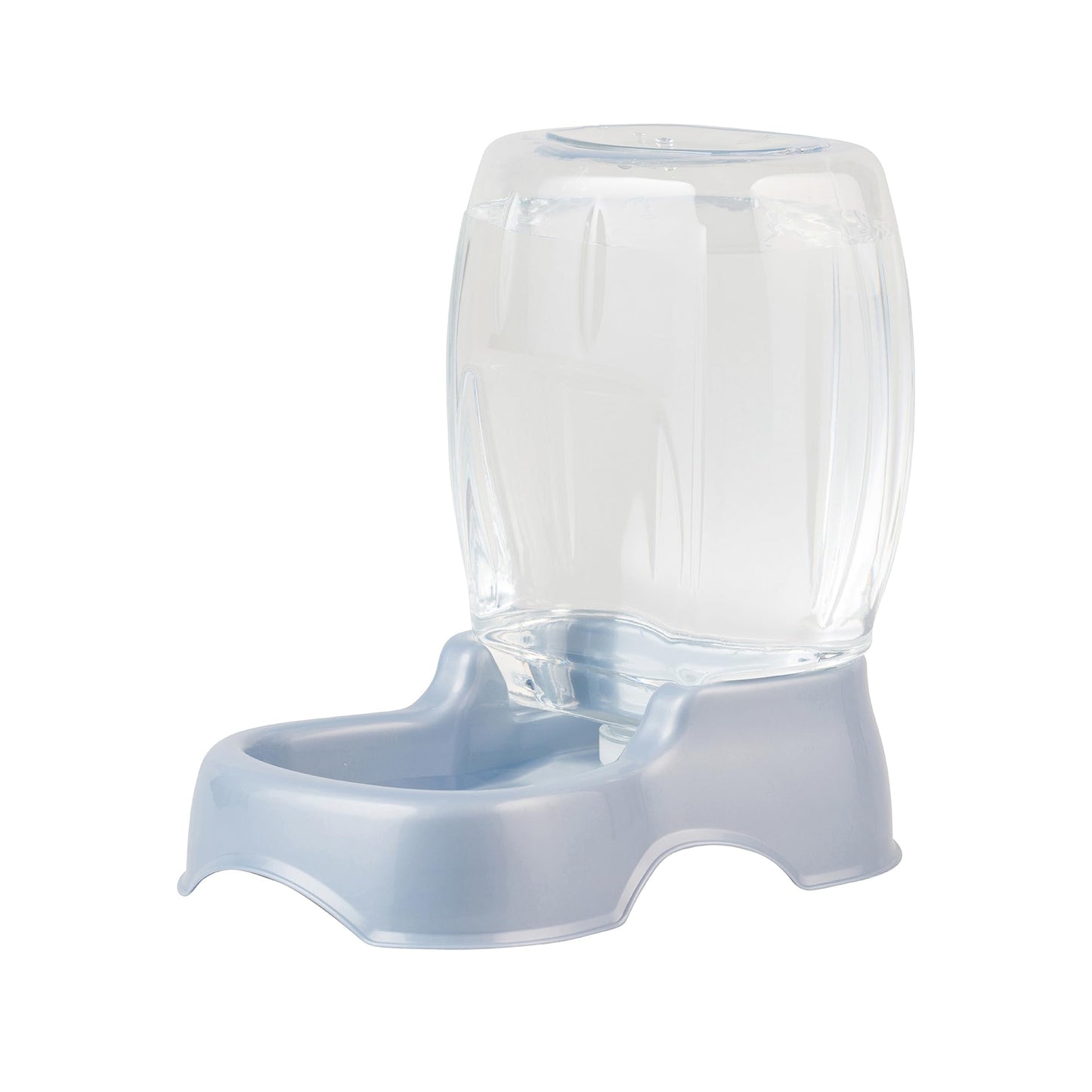 Petmate Pet Cafe Cat and Dog Water Dispenser - Water Bowl for Cats and Dogs, USA Made, .25 GAL, Pearl Ash Blue