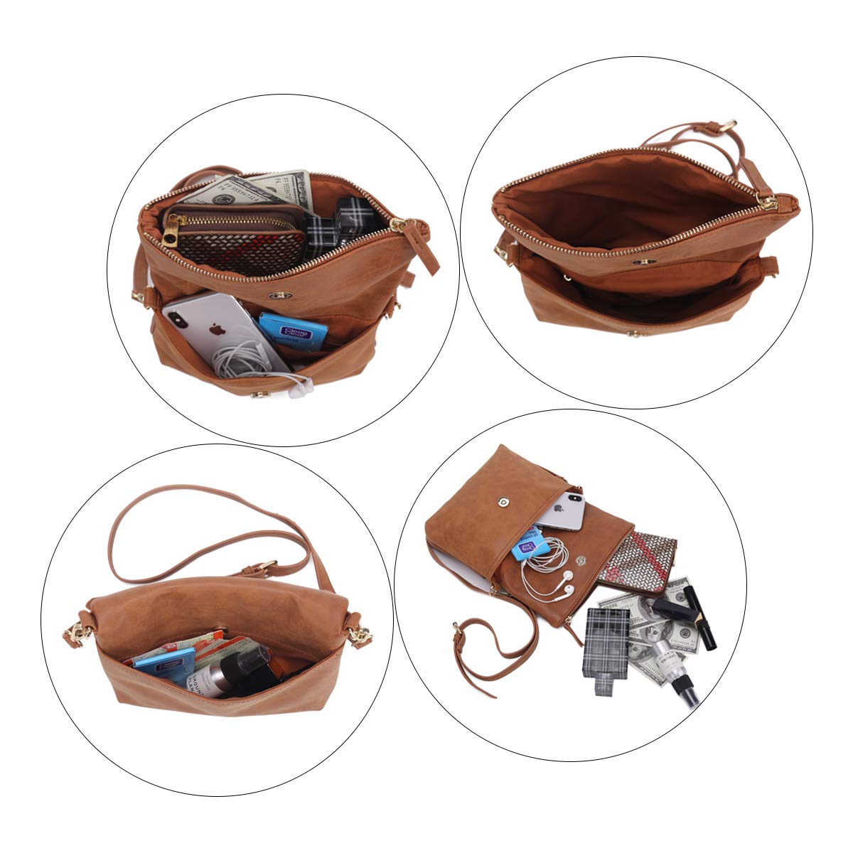 Gladdon Crossbody bags for Women Crossbody Purse Shoulder Bag