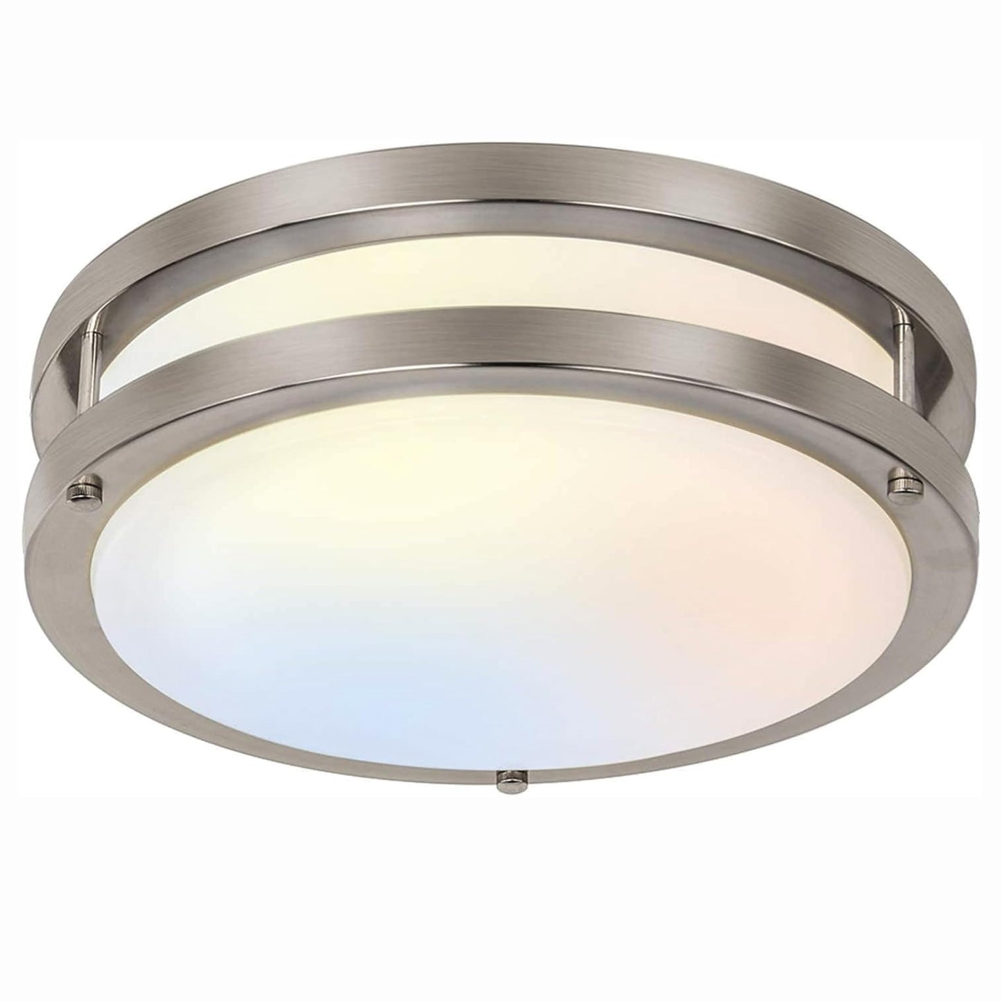 13 inch Flush Mount LED Ceiling Light Fixture, 2700K/3000K/3500K/4000K/5000K Adjustable Ceiling Lights, Oil Rubbed Bronze Saturn Dimmable Lighting for Hallway Bathroom Kitchen or Stairwell, ETL Listed