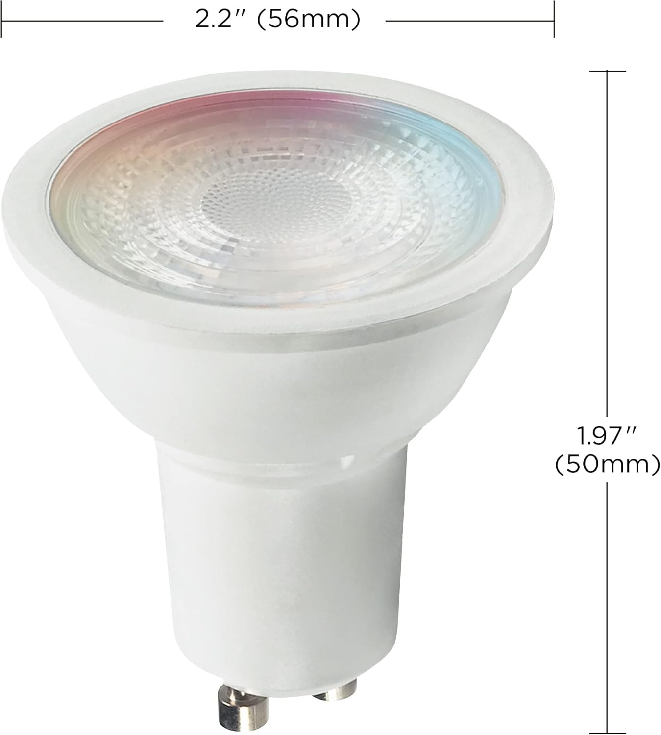 Satco Starfish S11271 MR16 WiFi Smart LED Light Bulb, Works with Siri, Alexa, Google Assistant, SmartThings, 5.5 Watts, 2700K-5000K, 400 Lumens, Color Changing & Tunable White