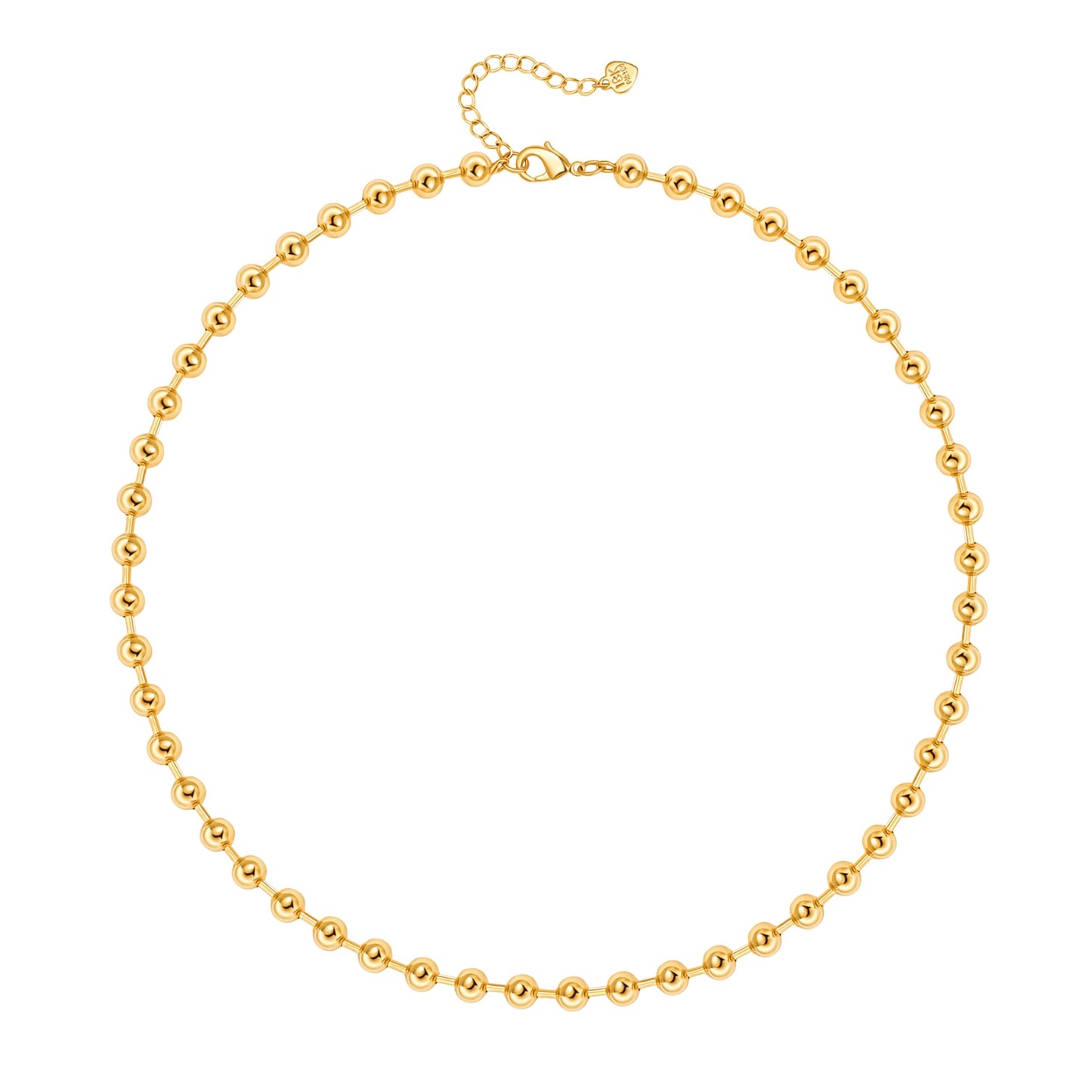 Aobei Pearl 18K Gold Paperclip Chain Choker Satellite Chain Biwa Pearl Pendant Necklace Dainty Jewelry for Women