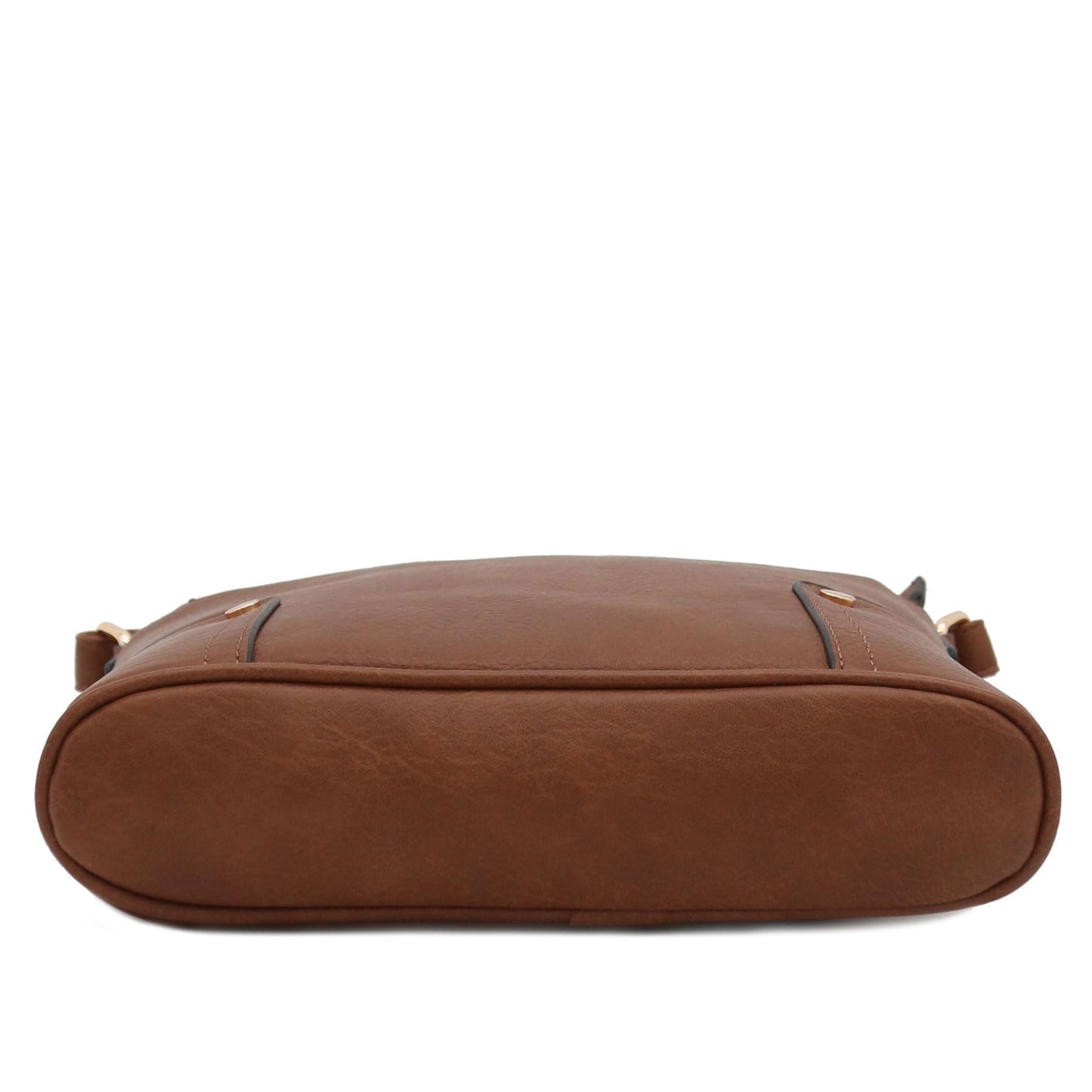 ALYSSA Triple Zip Pocket Large Crossbody Bag