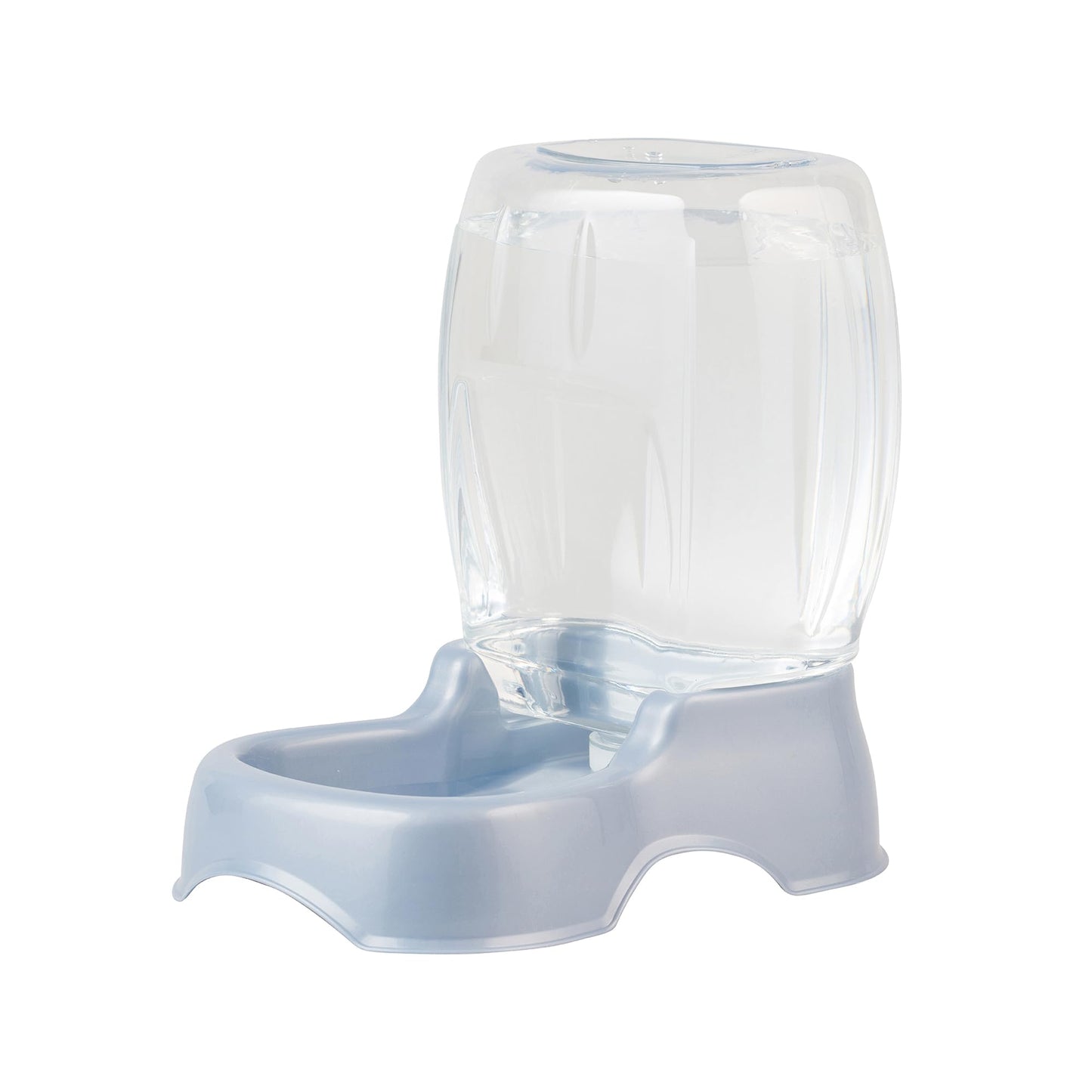 Petmate Pet Cafe Cat and Dog Water Dispenser - Water Bowl for Cats and Dogs, USA Made, .25 GAL, Pearl Ash Blue
