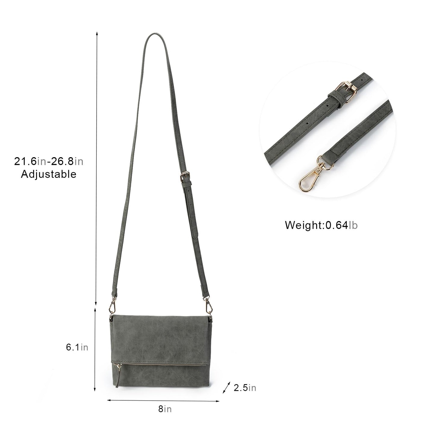 Gladdon Crossbody bags for Women Crossbody Purse Shoulder Bag
