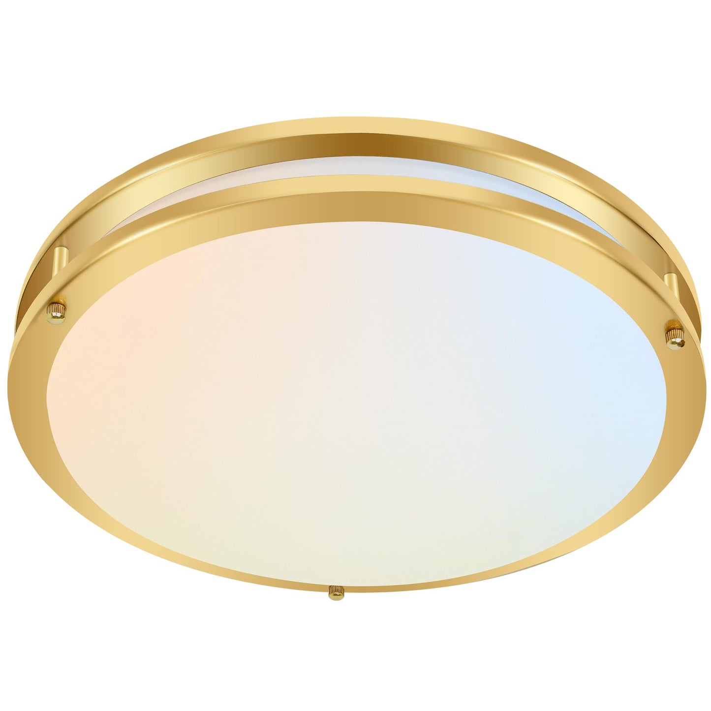 13 inch Flush Mount LED Ceiling Light Fixture, 2700K/3000K/3500K/4000K/5000K Adjustable Ceiling Lights, Oil Rubbed Bronze Saturn Dimmable Lighting for Hallway Bathroom Kitchen or Stairwell, ETL Listed
