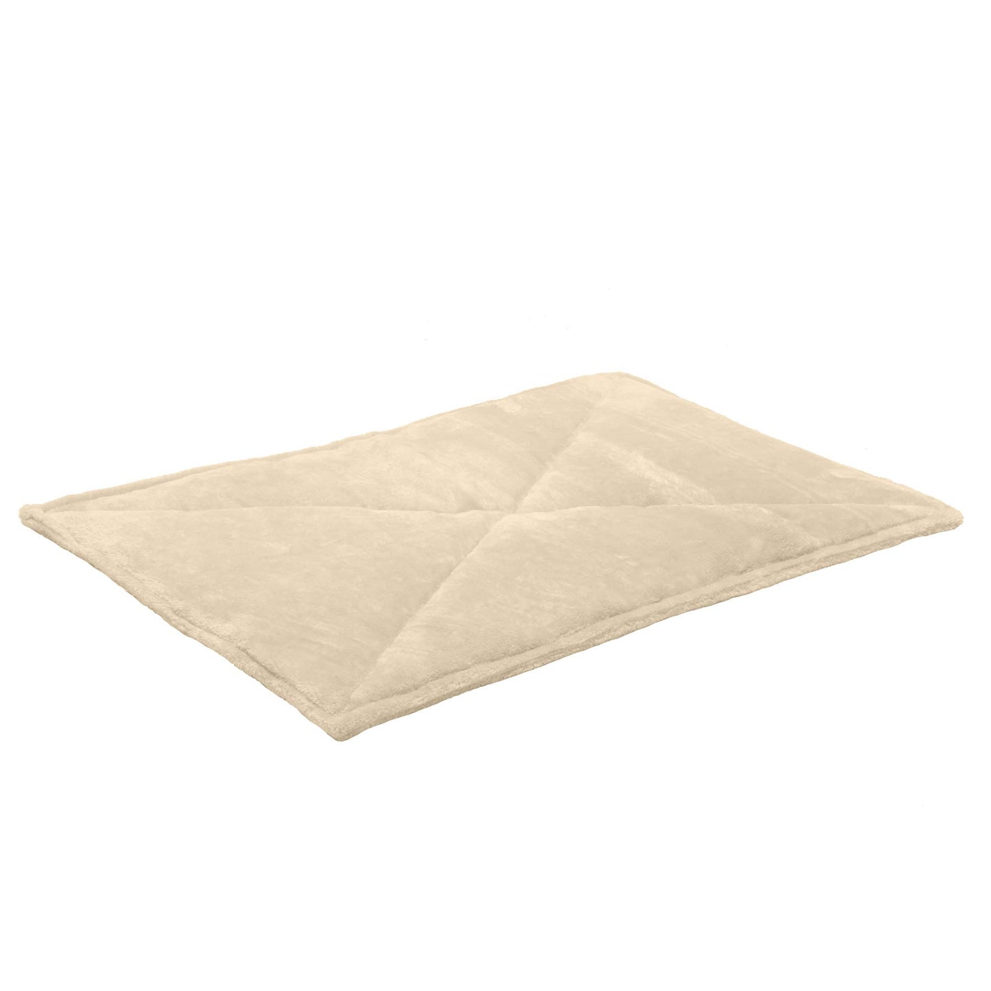 Furhaven ThermaNAP Self-Warming Cat Bed for Indoor Cats & Small Dogs, Washable & Reflects Body Heat - Quilted Faux Fur Reflective Bed Mat - Gray, Small