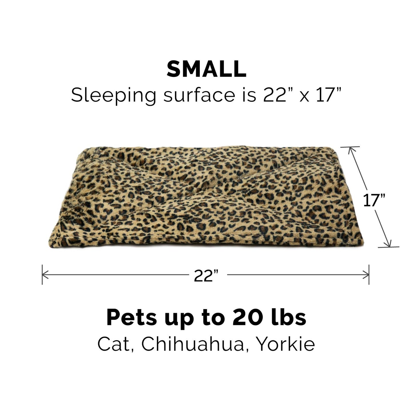 Furhaven ThermaNAP Self-Warming Cat Bed for Indoor Cats & Small Dogs, Washable & Reflects Body Heat - Quilted Faux Fur Reflective Bed Mat - Gray, Small