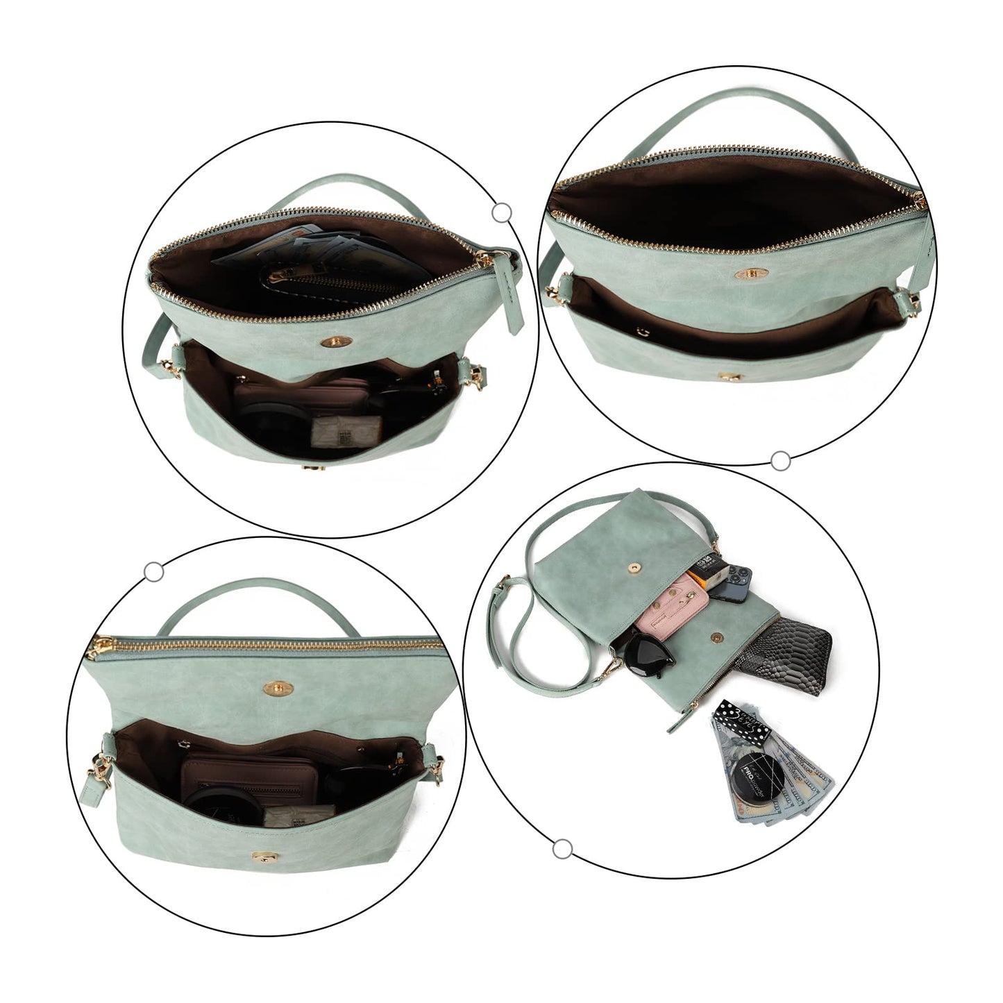 Gladdon Crossbody bags for Women Crossbody Purse Shoulder Bag