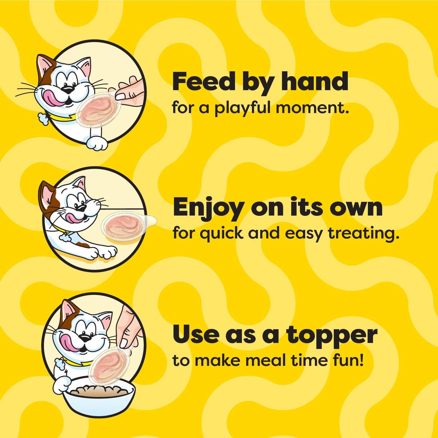 Temptations Lickable Spoons Adult Wet Cat Treat, 10 Grams, Variety Pack of 24