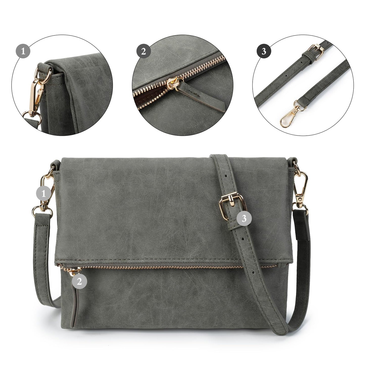 Gladdon Crossbody bags for Women Crossbody Purse Shoulder Bag