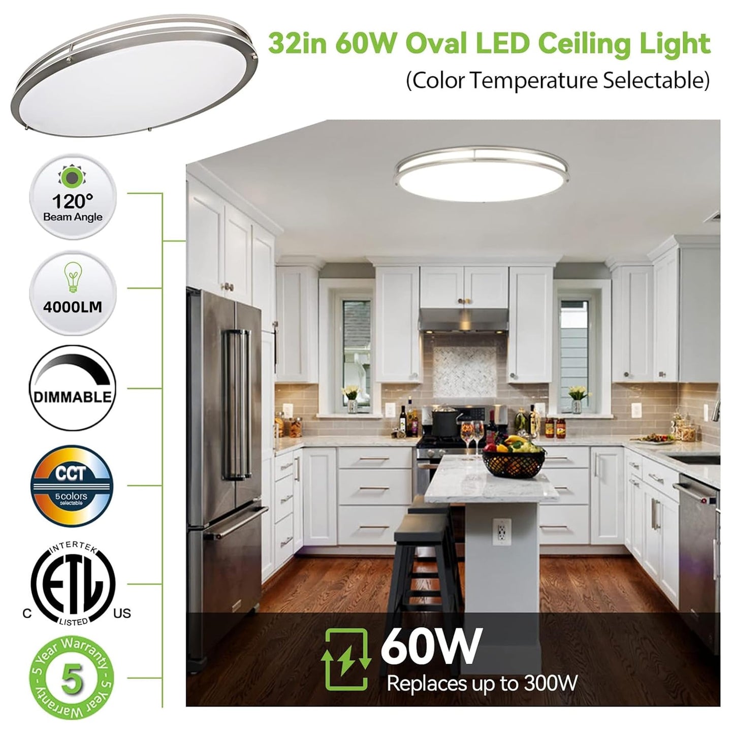13 inch Flush Mount LED Ceiling Light Fixture, 2700K/3000K/3500K/4000K/5000K Adjustable Ceiling Lights, Oil Rubbed Bronze Saturn Dimmable Lighting for Hallway Bathroom Kitchen or Stairwell, ETL Listed