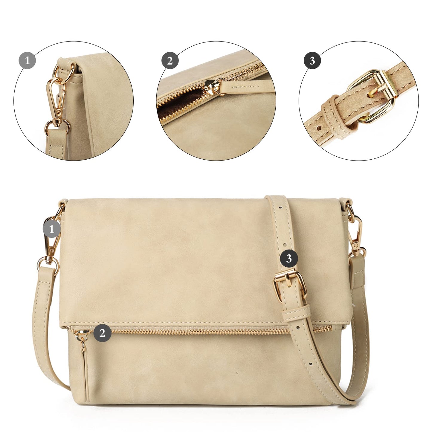 Gladdon Crossbody bags for Women Crossbody Purse Shoulder Bag
