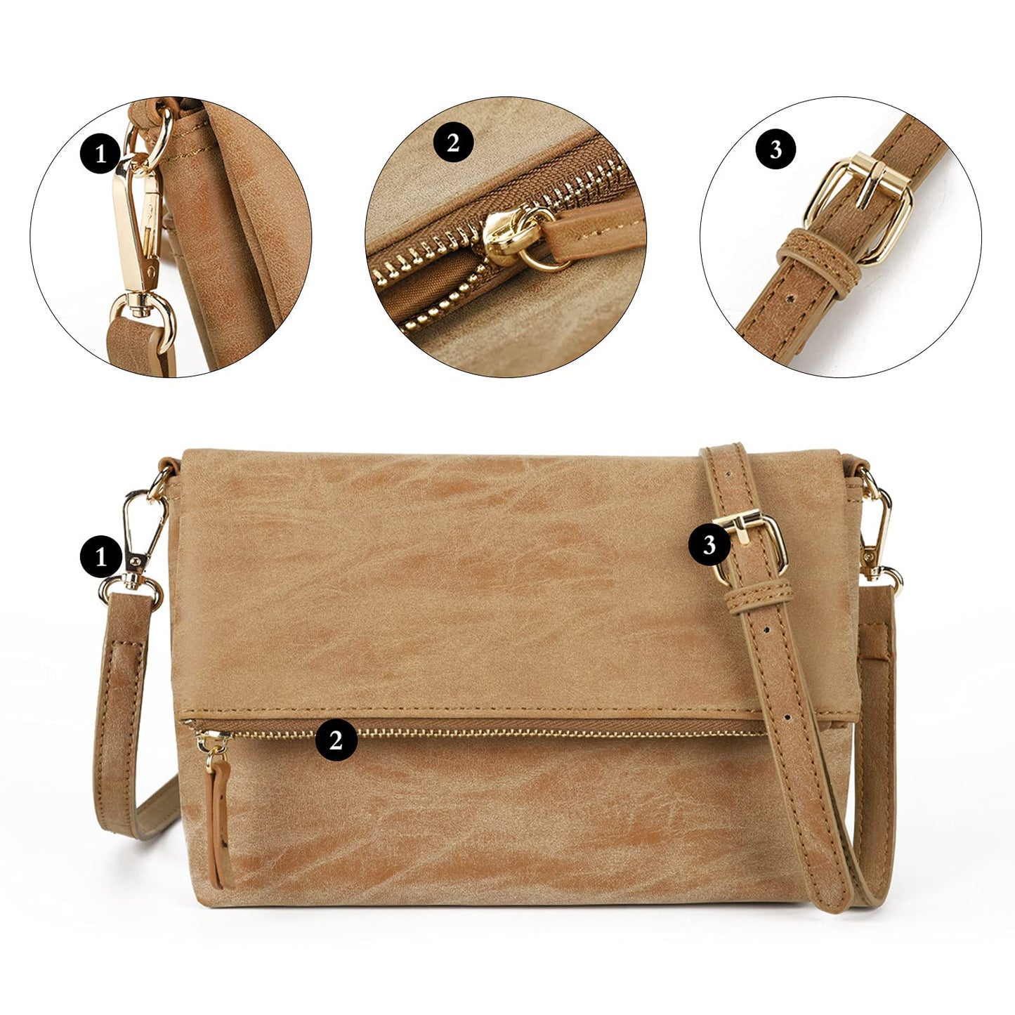 Gladdon Crossbody bags for Women Crossbody Purse Shoulder Bag