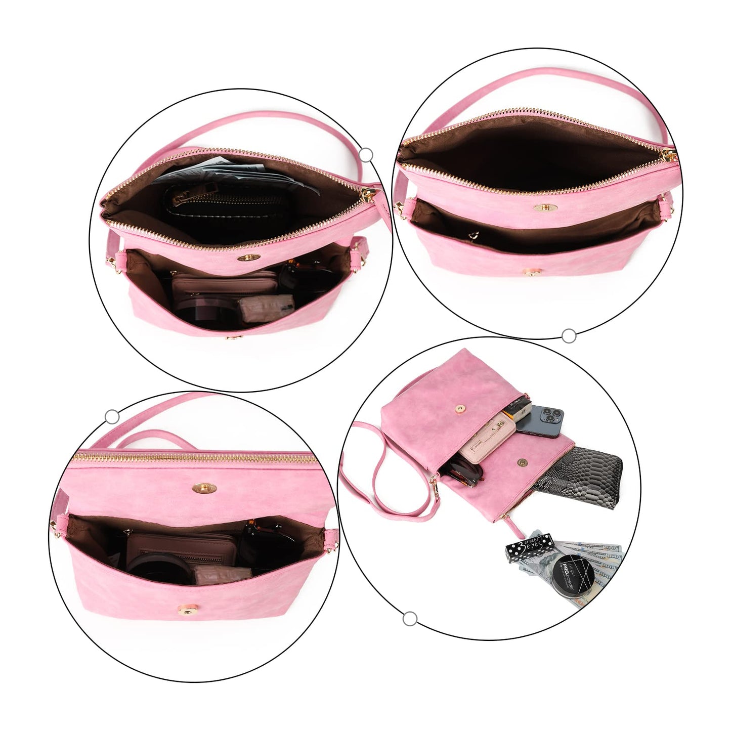 Gladdon Crossbody bags for Women Crossbody Purse Shoulder Bag