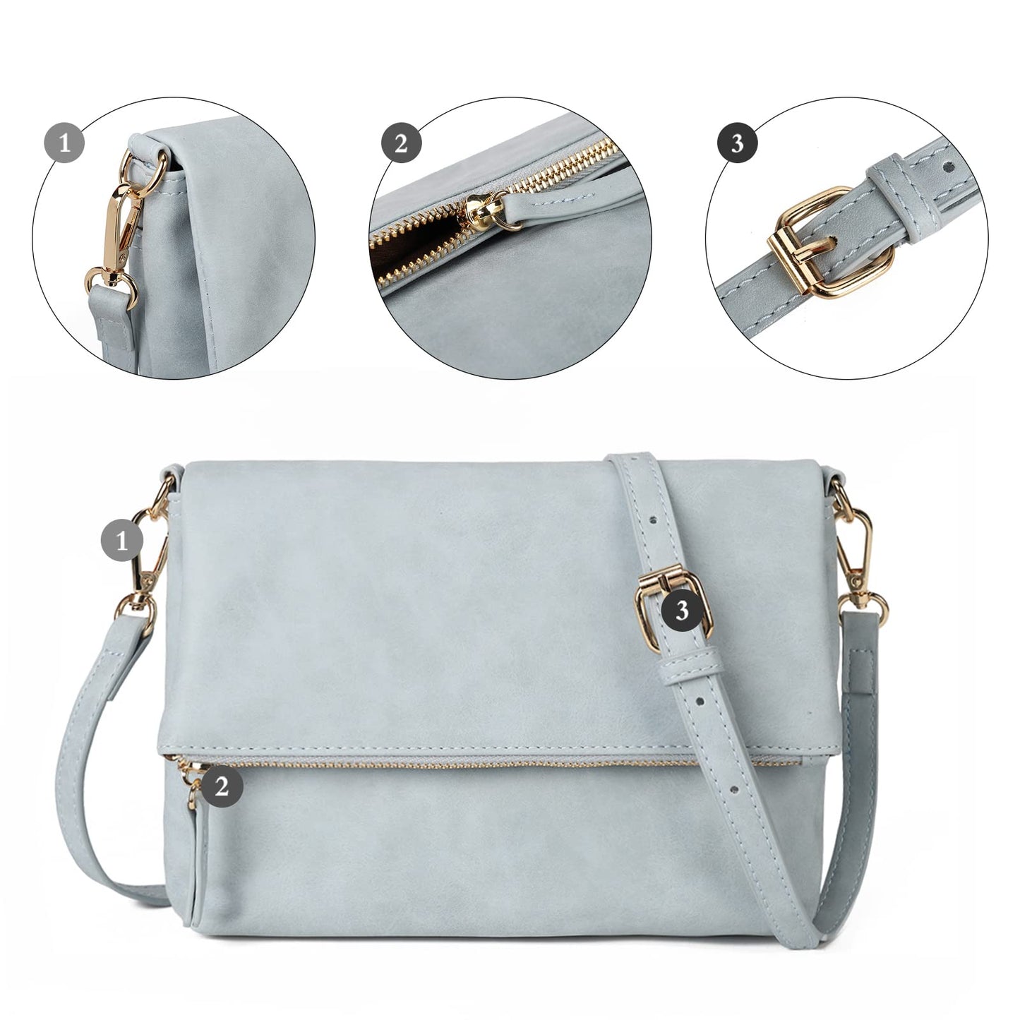Gladdon Crossbody bags for Women Crossbody Purse Shoulder Bag