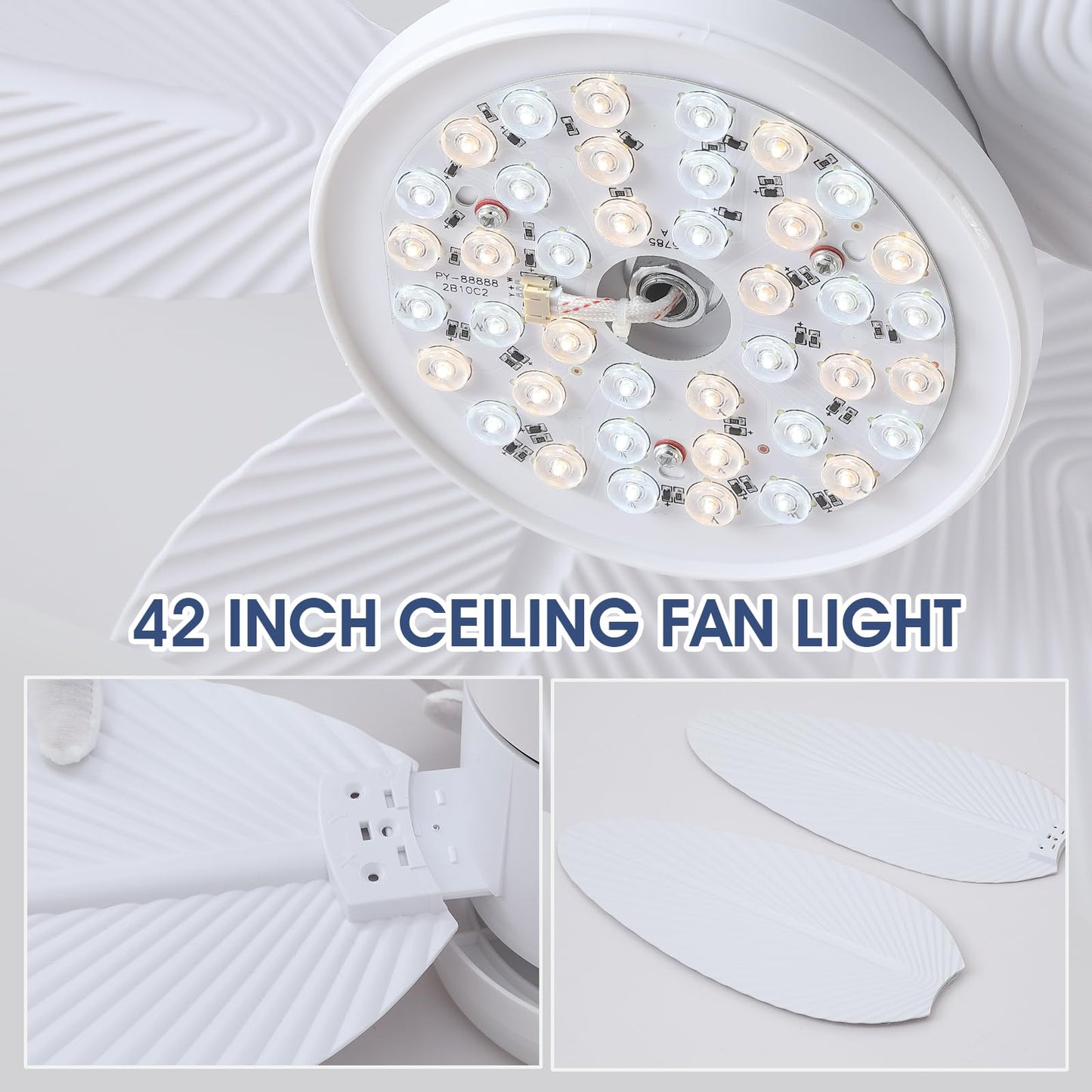 Ceiling Fans with Lights-36 Low Profile Ceiling Fan with Light and Remote/APP Control,Flush Mount,DC Reversible,LED Dimmable Blakc Ceiling Fans for Bedroom,Indoor/Outdoor Patio Use