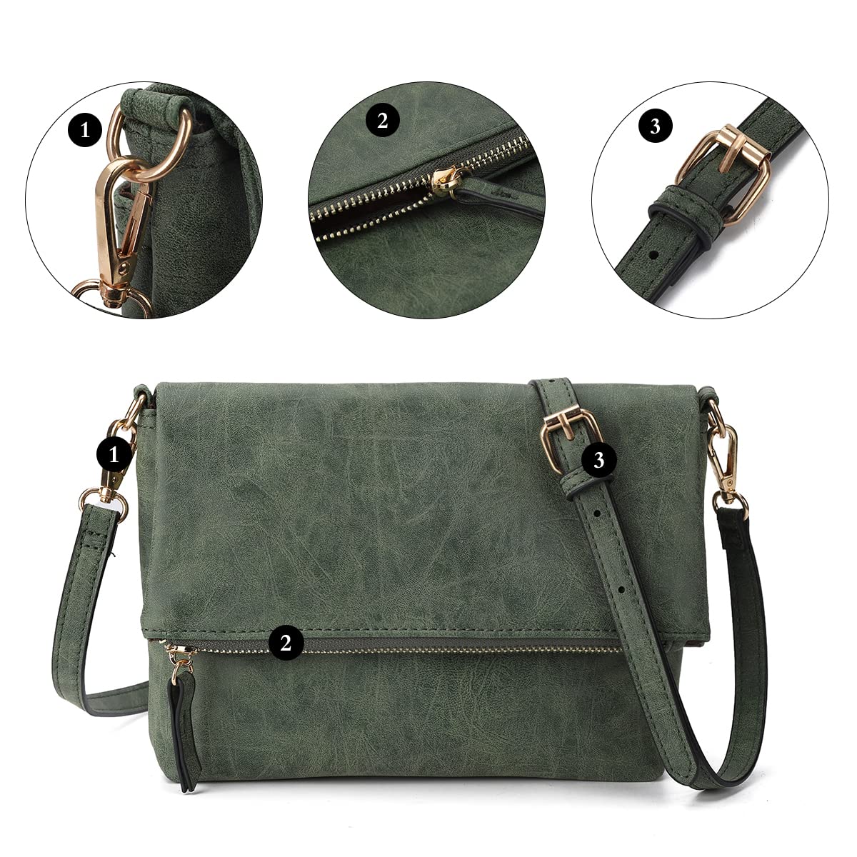 Gladdon Crossbody bags for Women Crossbody Purse Shoulder Bag