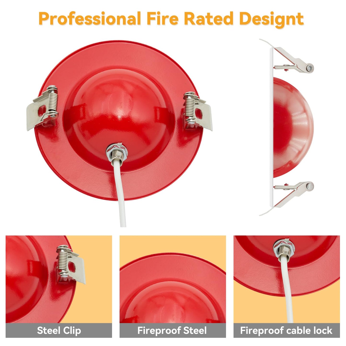 HONZIN 12 Pack 4 Inch Recessed Lighting, 5CCT Gimbal Led Recessed Light 4 Inch with Junction Box, Dimmable, 9W CRI90+, IC Rated, 2700K/3000K/3500K/4000K/5000K Selectable, No Fire Cone Needed