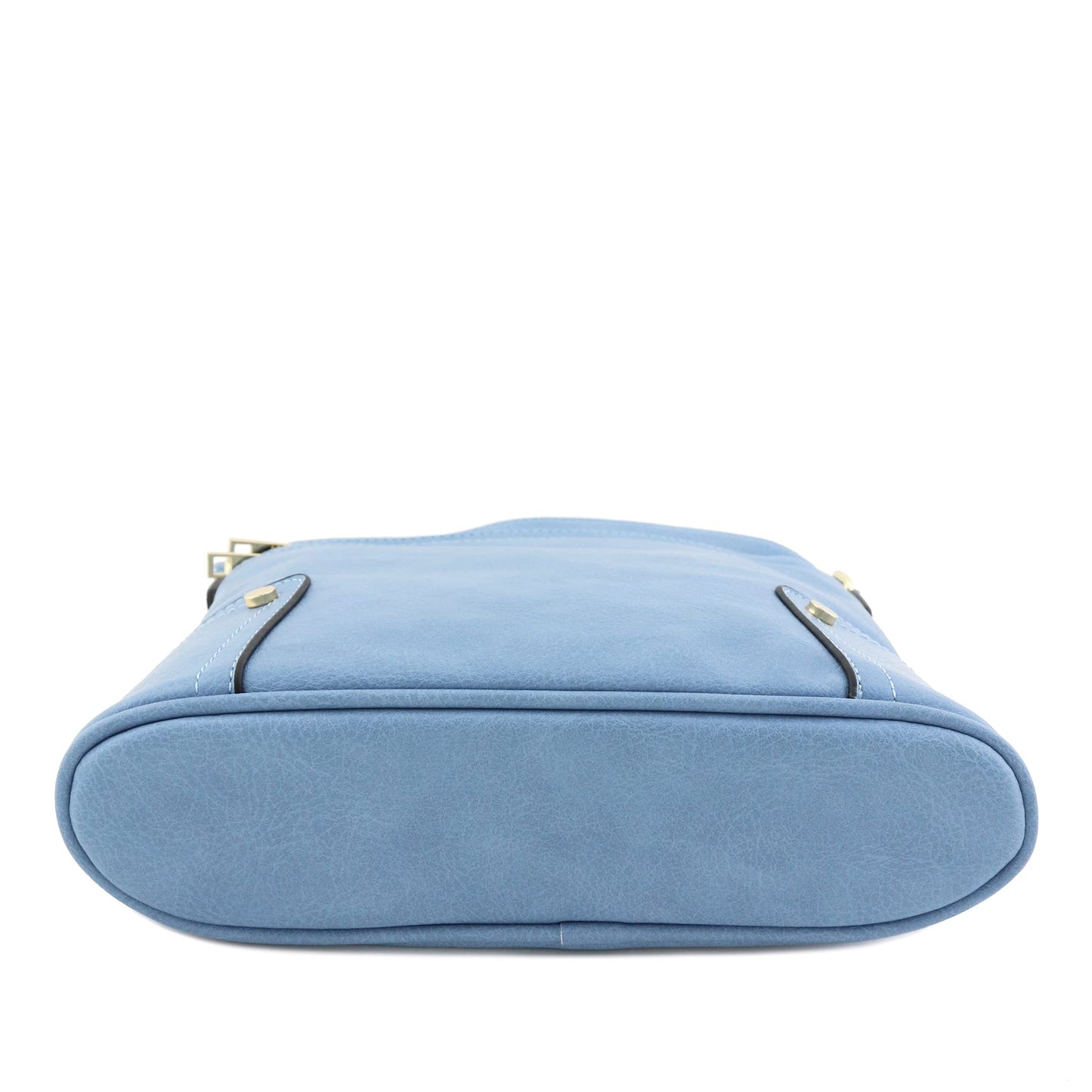 ALYSSA Triple Zip Pocket Large Crossbody Bag