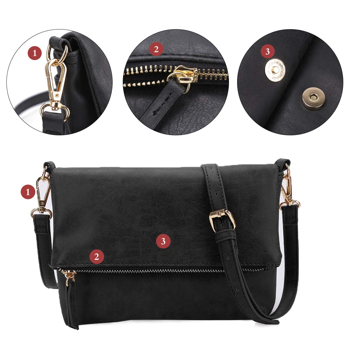 Gladdon Crossbody bags for Women Crossbody Purse Shoulder Bag