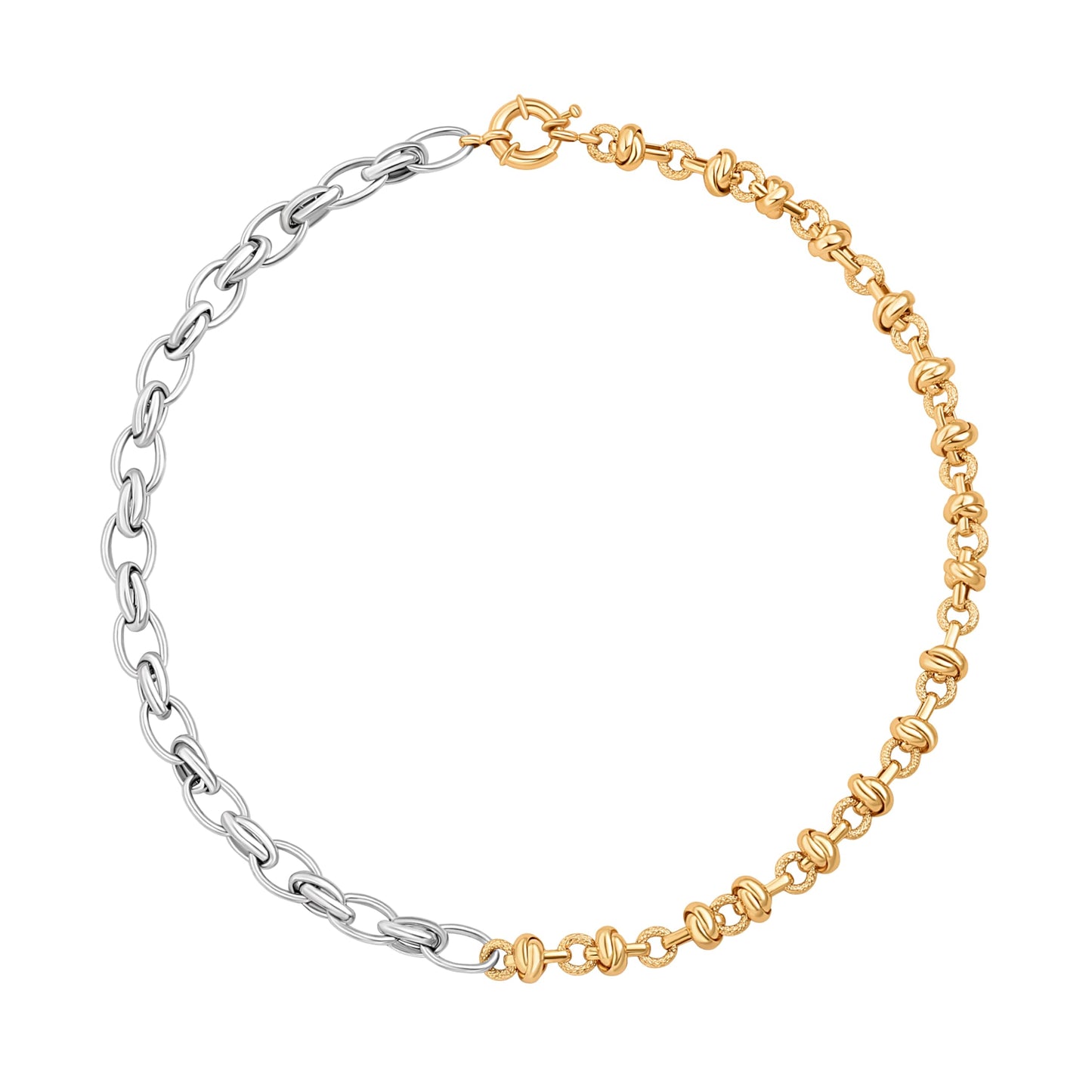 Aobei Pearl 18K Gold Paperclip Chain Choker Satellite Chain Biwa Pearl Pendant Necklace Dainty Jewelry for Women