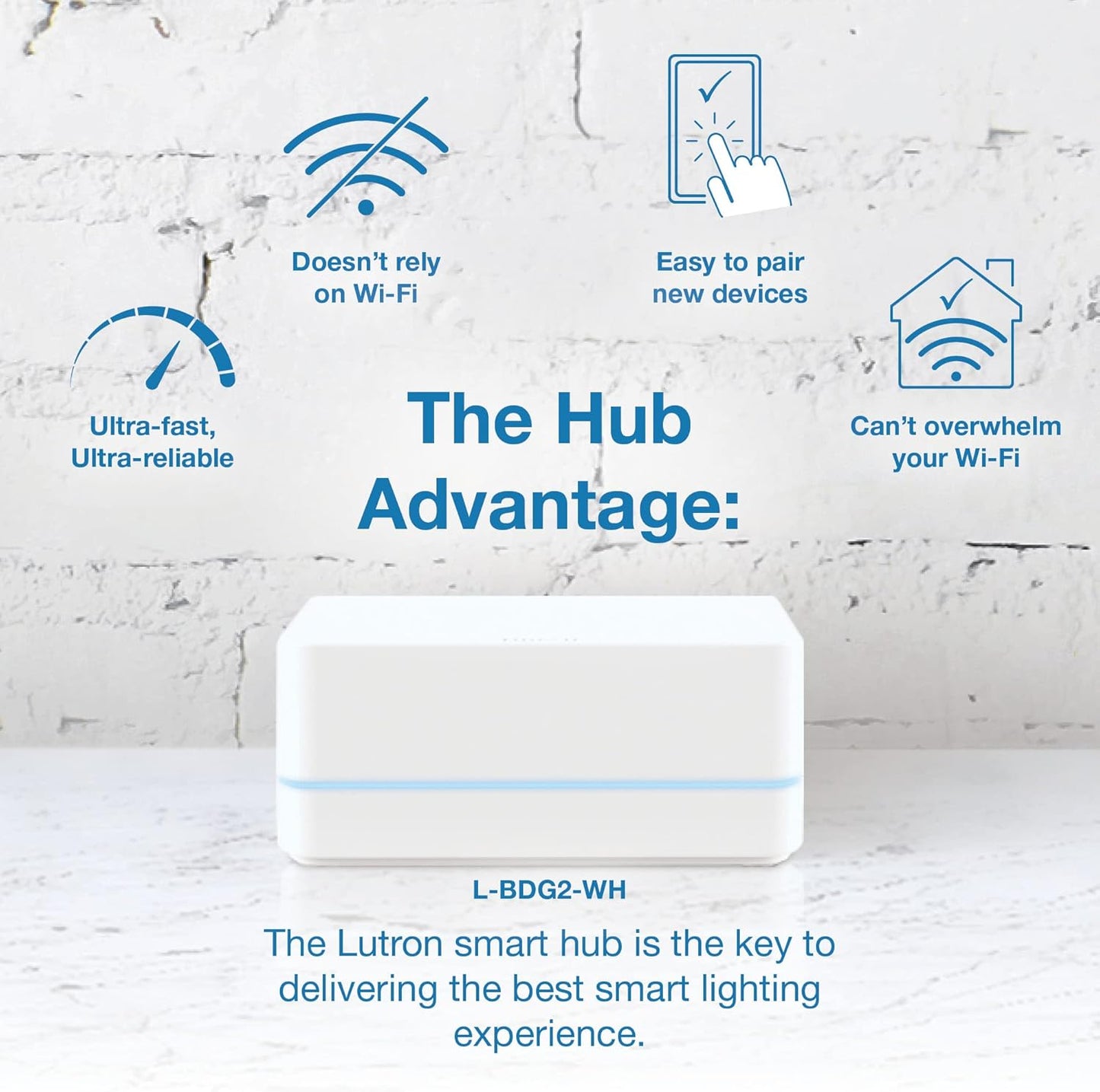 Lutron Caseta Smart Lighting Kit w/ Hub, 2 Original Dimmer Switches, 2 Remotes & More for LED Light Bulbs, Works w/ Alexa, Apple Homekit, Google Home, No Neutral Req, Single-Pole/3-Way, P-BDG-PKG2W