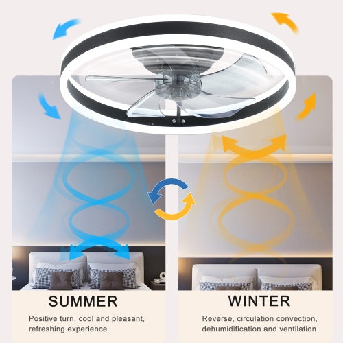 Ceiling Fan With Lighted Dimmable LEDs