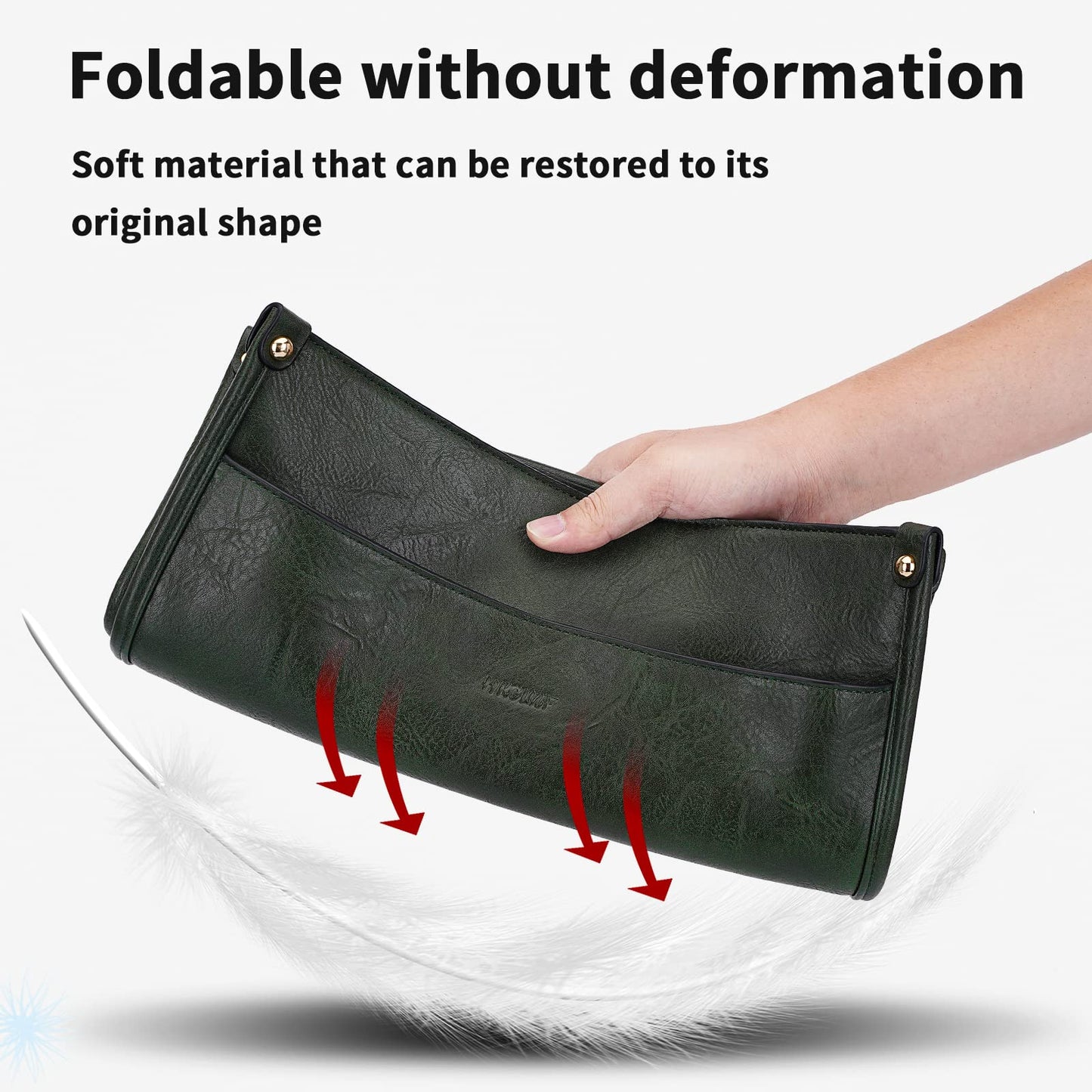 HKCLUF Crossbody Bags for Women Trendy Vegan Leather Hobo Handbags With 2PCS Adjustable Guitar Strap Shoulder Bucket Bags