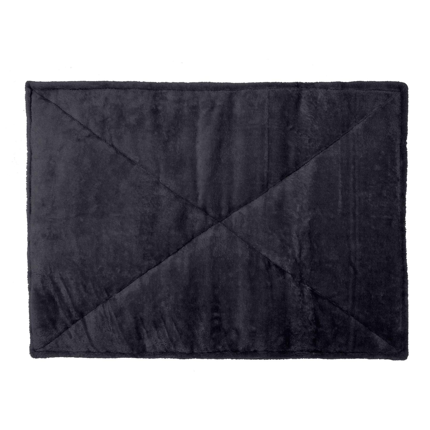 Furhaven ThermaNAP Self-Warming Cat Bed for Indoor Cats & Small Dogs, Washable & Reflects Body Heat - Quilted Faux Fur Reflective Bed Mat - Gray, Small