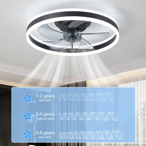 Ceiling Fan With Lighted Dimmable LEDs