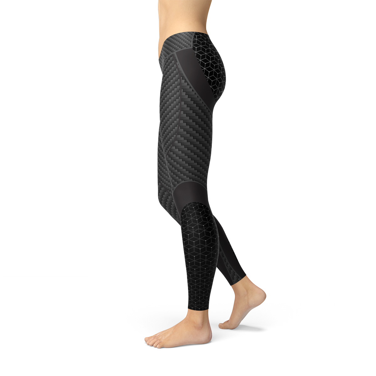 Women Carbon Fiber Sports Leggings