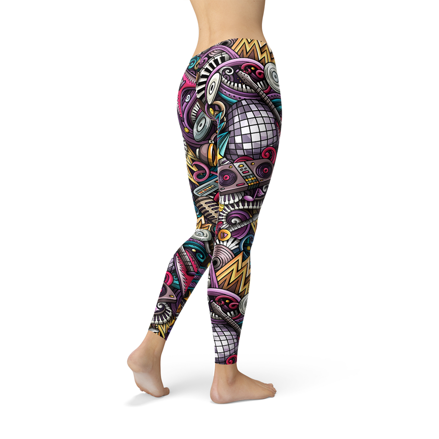Women Grunge Rock n Roll Leggings