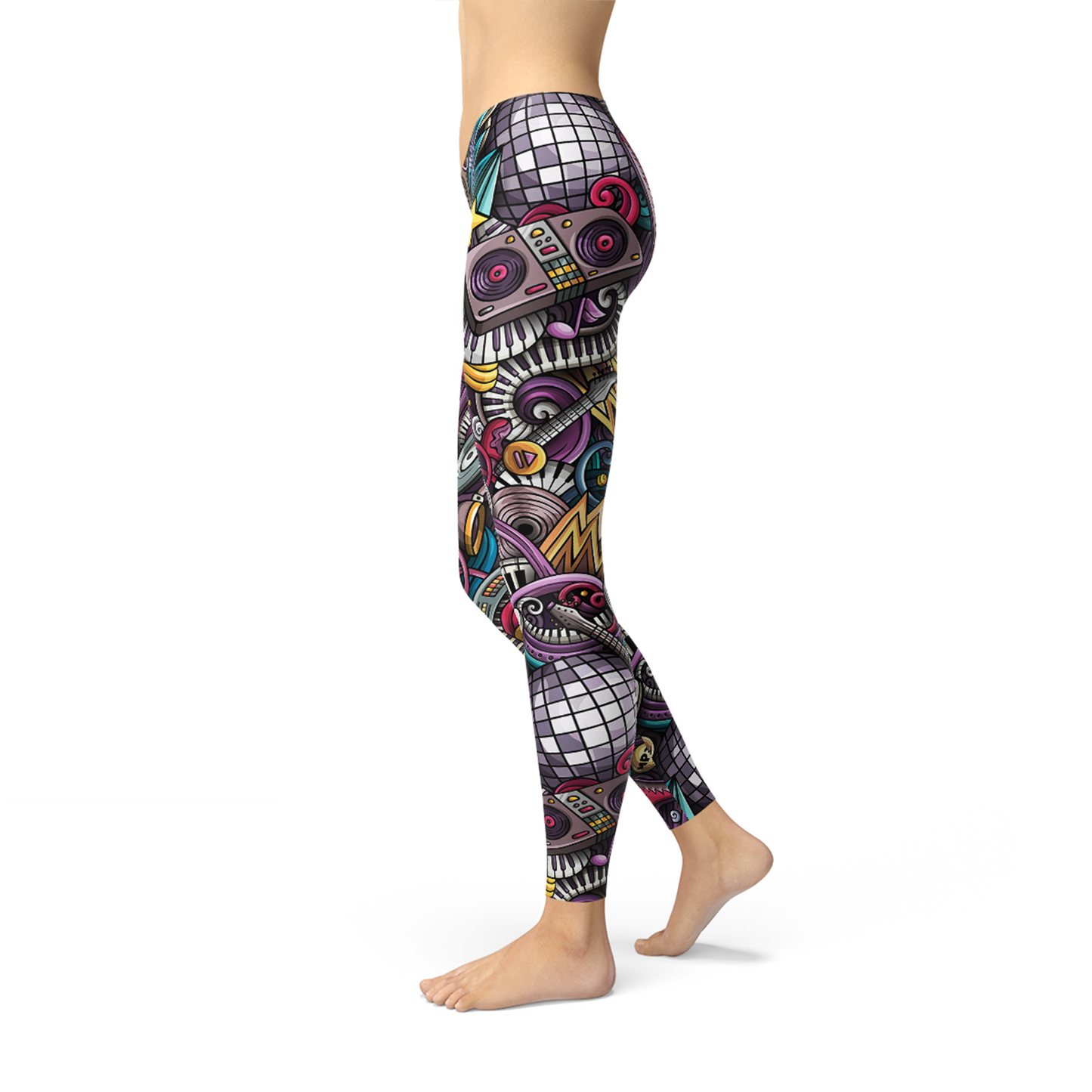 Women Grunge Rock n Roll Leggings