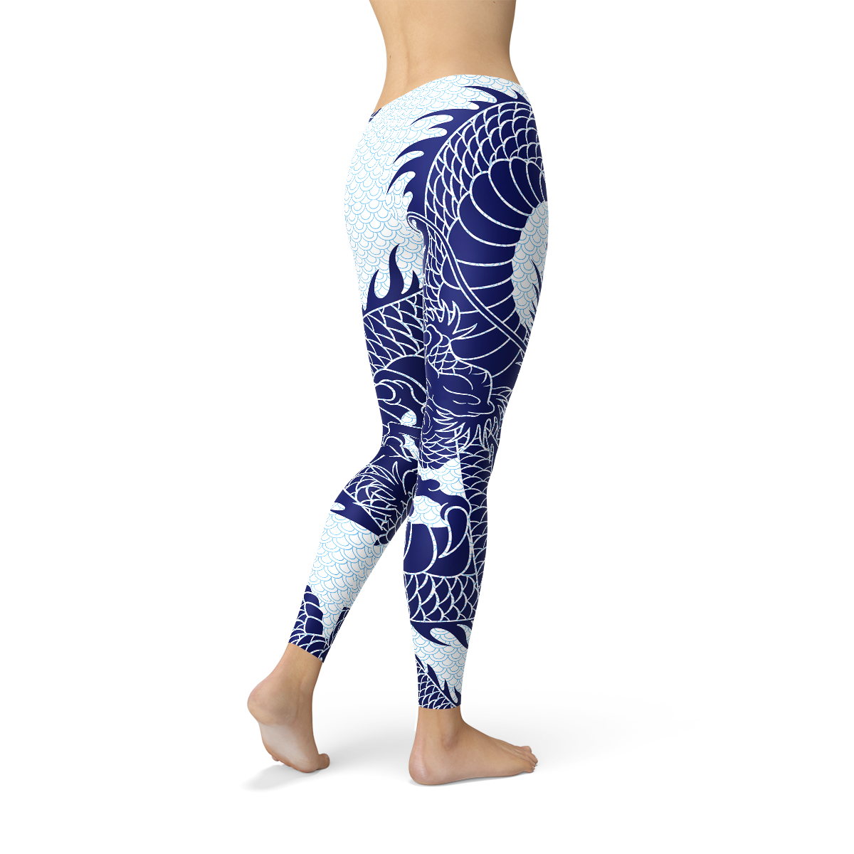 Women Japanese Dragon Leggings