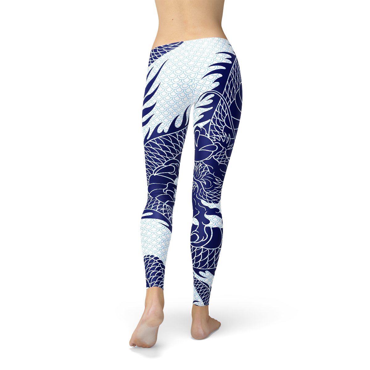 Women Japanese Dragon Leggings