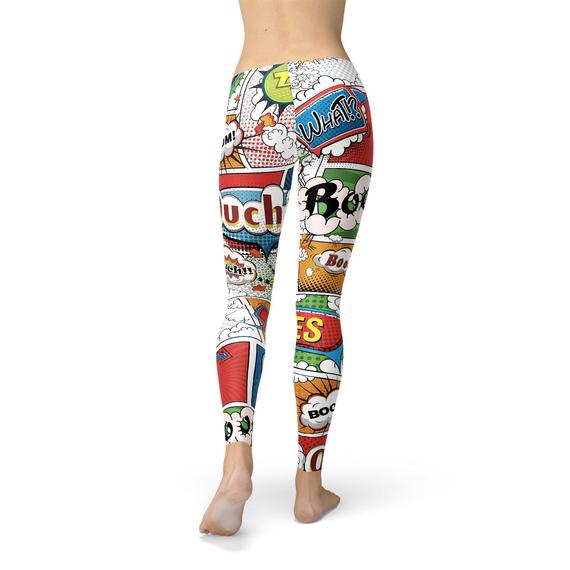 Women Comic Book Leggings