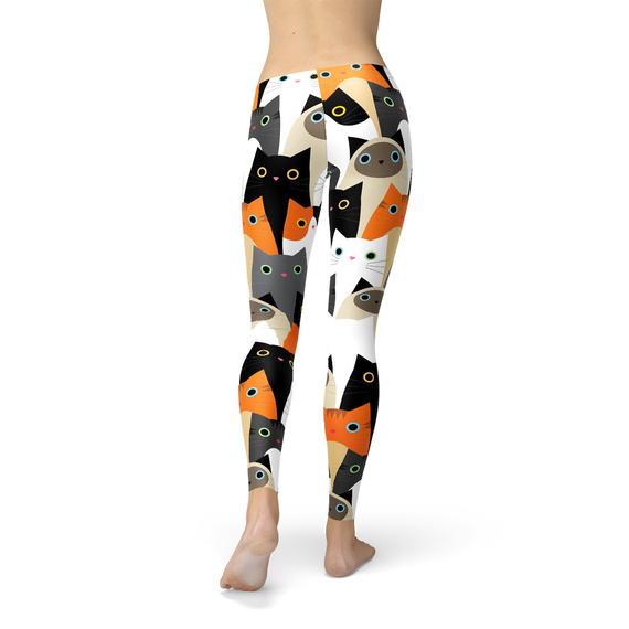 Women All Over Print Cats Leggings