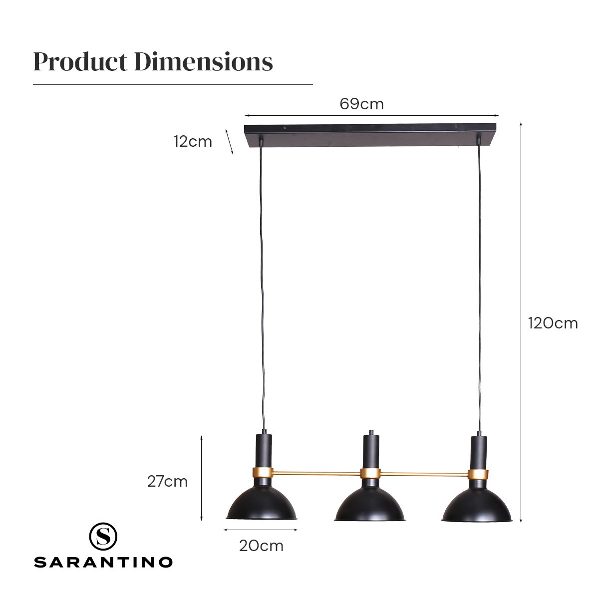 NNEDPE 3-Light Hanging Pendant Lamp-4