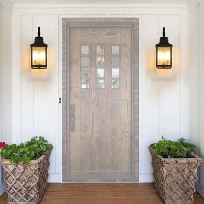Large Outdoor Wall Lamps With Glass
