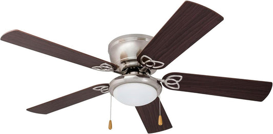 52 Inch Energy Efficient Ceiling Fan LED Lighting Remote-0