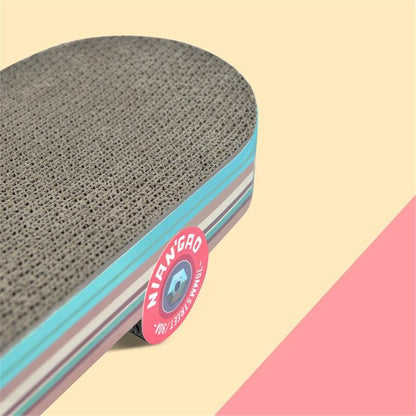 Skateboard Cat Scratching Board - The Ultimate Playtime Haven For Your Feline Friend-1